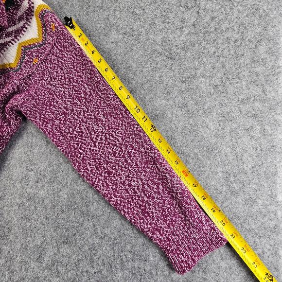 Fair Isle Knit Ski Sweater Old Navy Women Plus Size XXL Pullover Purple Multi - Picture 9 of 12